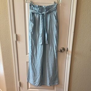 Thread & Supply Sky Blue Trousers with Belt
